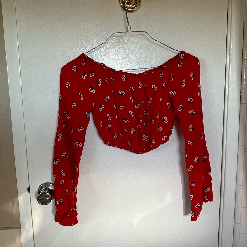 Billabong off the shoulder shirt